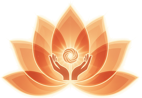 Massages de G - Symbole massage apaisant fond blanc